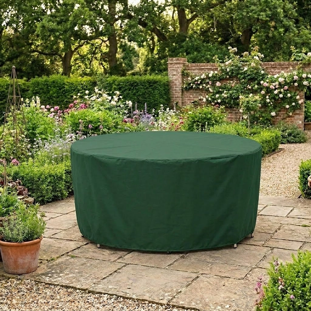Circular Patio Set Cover – 80cm High – Reversible Polyester – 4 Seat Protection