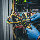 Premium Heavy Duty Cable Ties - Pack of 100, UL-Approved Nylon 66, Flame Resistant, Temperature Range -40°C to 85°C