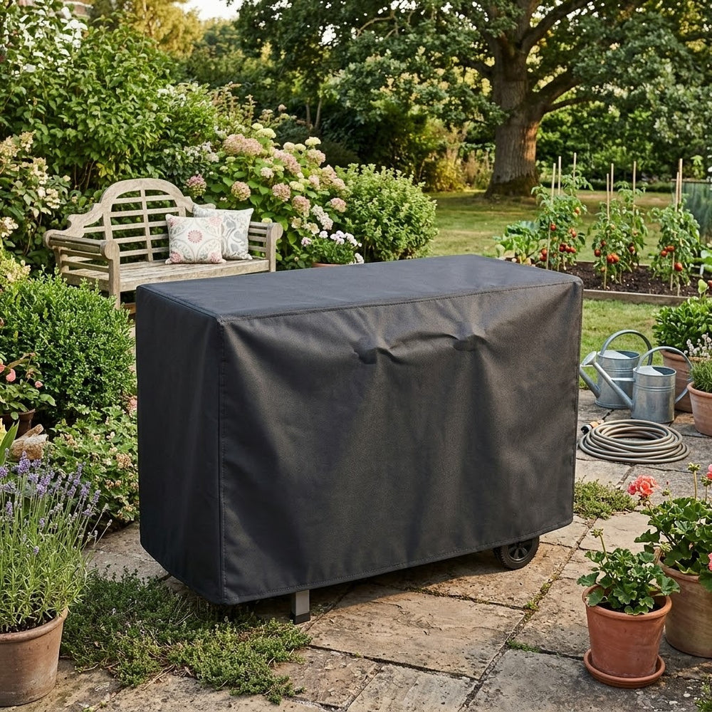 Medium Flatbed Barbecue Cover – Black – Super Tough Material – Outdoor Protection