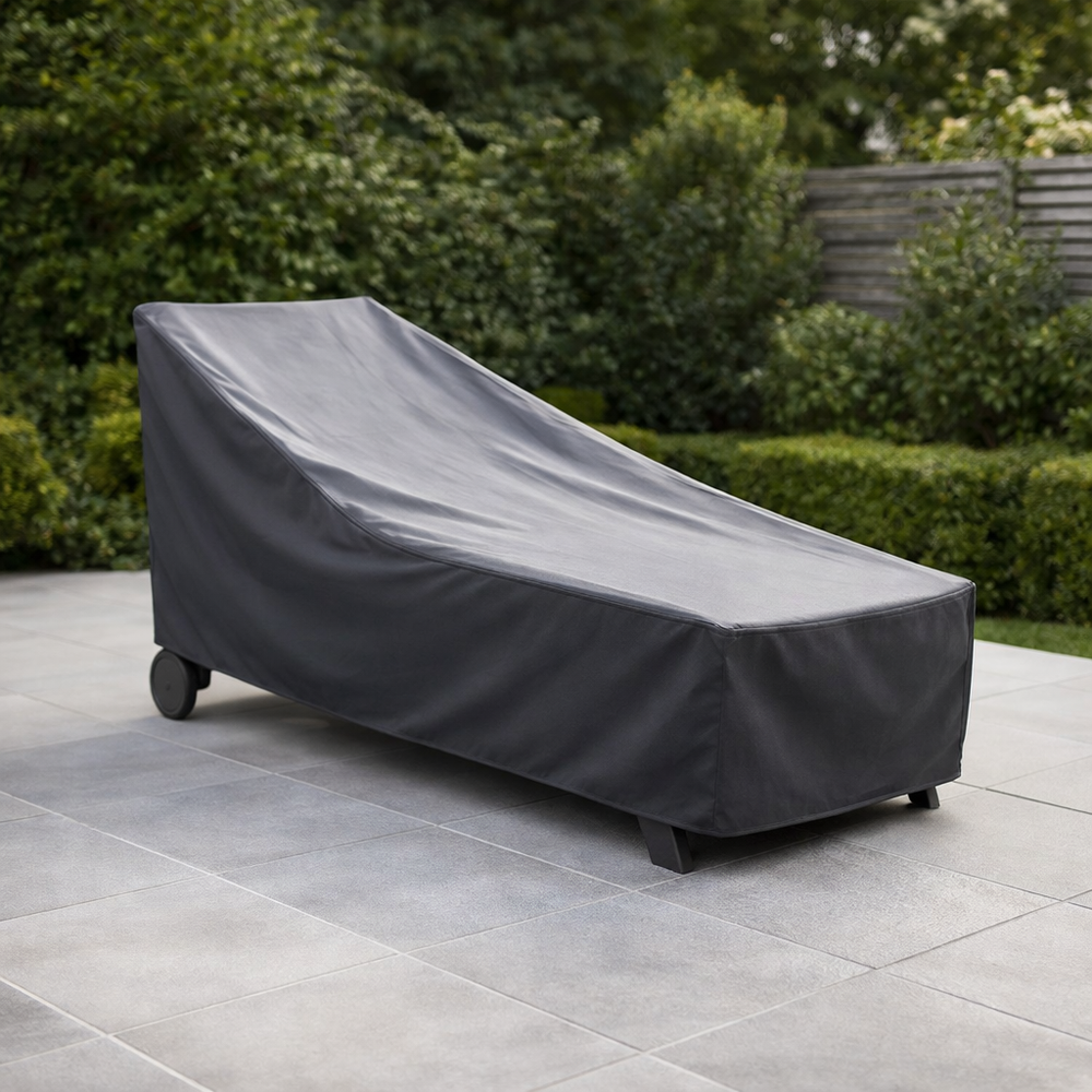 Sun Lounger Cover – Medium Charcoal – Durable Polyester – Outdoor Protection