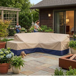L Shaped Garden Furniture Cover 5 Seater – DuraLite, DuraWeave & DuraShield Materials