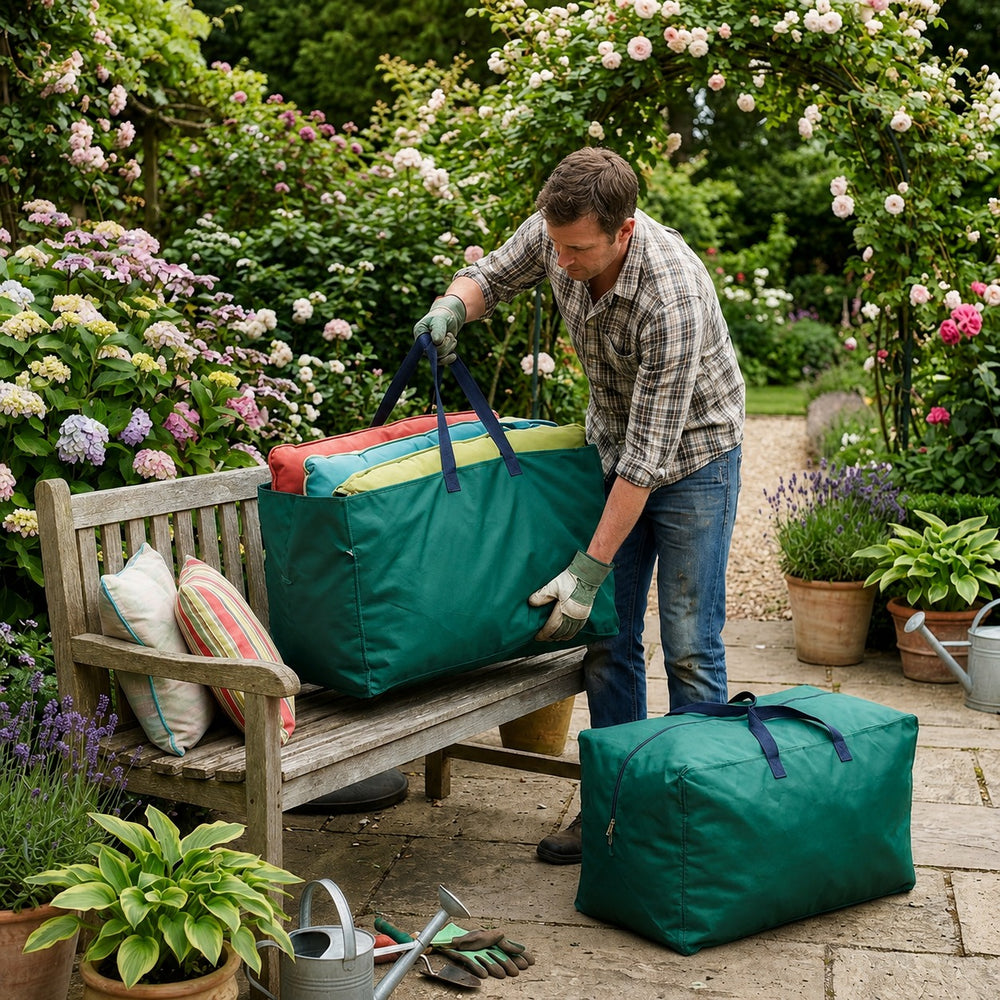 Cushion Storage Bag – Green – Super Tough Waterproof – Outdoor Protection