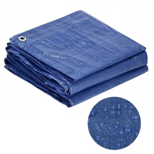 Waterproof Lightweight Standard Blue Tarpaulin - 110GSM