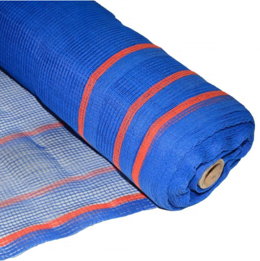 Steel Blue Heavy Duty Flame Retardant Debris Netting - 2m x 50m Blue