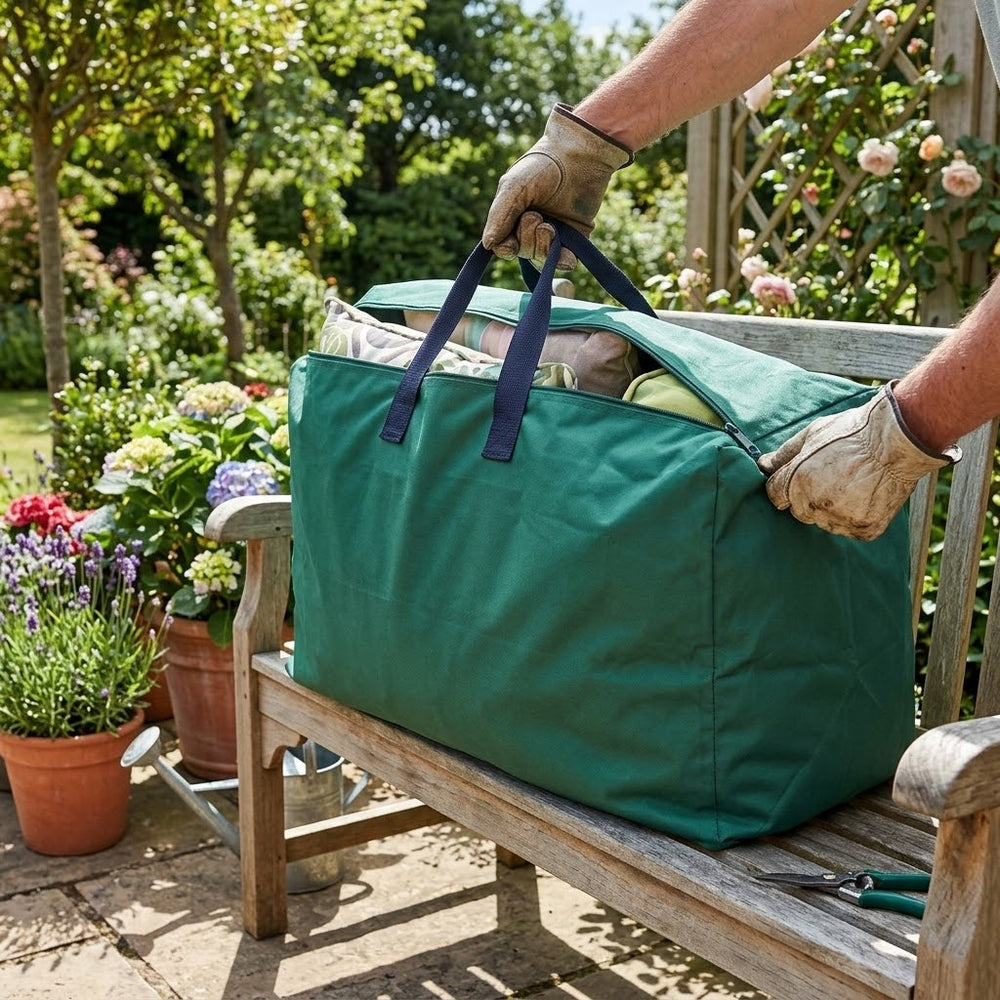 Cushion Storage Bag – Green – Super Tough Waterproof – Outdoor Protection