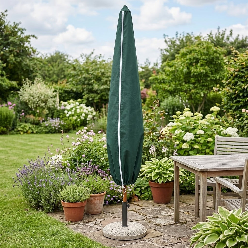 Small Parasol Cover – Green – Super Tough Material – Outdoor Protection