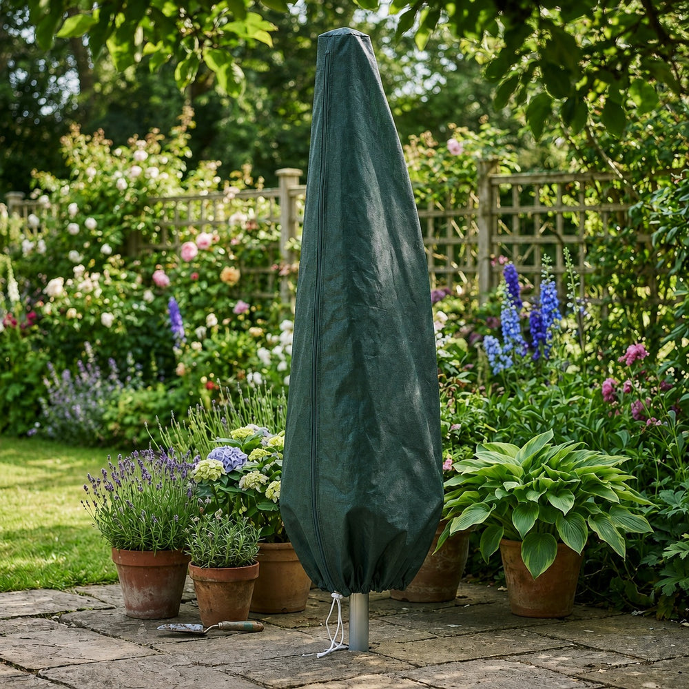 Cantilever Parasol Cover – Green – Super Tough Polyester – Outdoor Protection