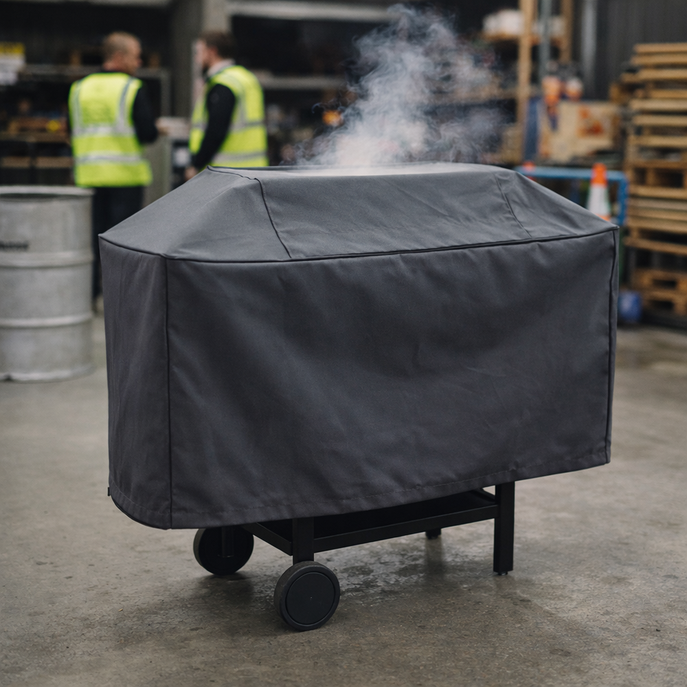 Trolley Barbecue Cover – Charcoal – Durable Polyester – Outdoor Protection