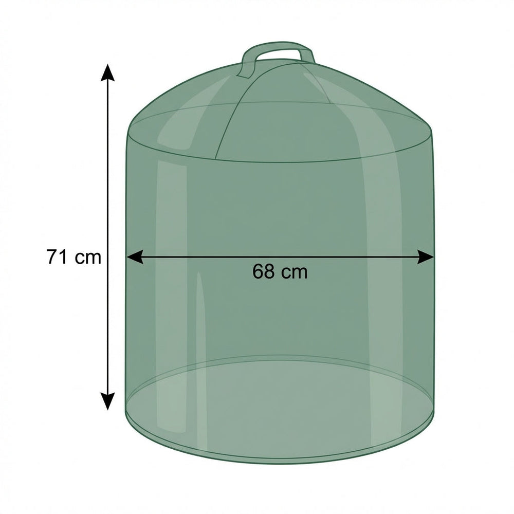 Kettle Barbecue Cover – Green – Durable Polyester – Outdoor Protection