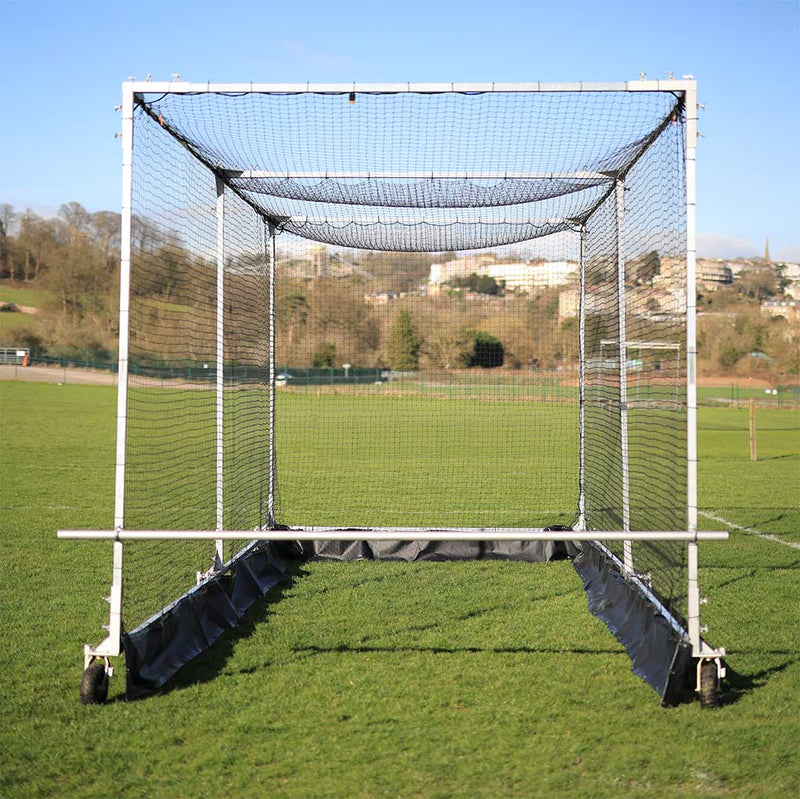 3m Aluminium Mobile Cricket Cage – Easy to Move with 6 Wheels