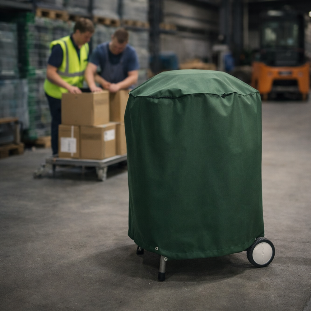Kettle Barbecue Cover – Green – UV Protected Polyester – All-Weather Protection
