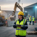 Premium Hi-Vis Reflective Safety Vest with Hook and Loop Fastening - Class 2 Safety Rating for Warehouse and Tarpaulins Company UKc Work