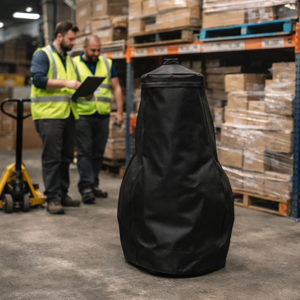 Medium Chimenea Cover – Black – Super Tough Waterproof – Outdoor Protection