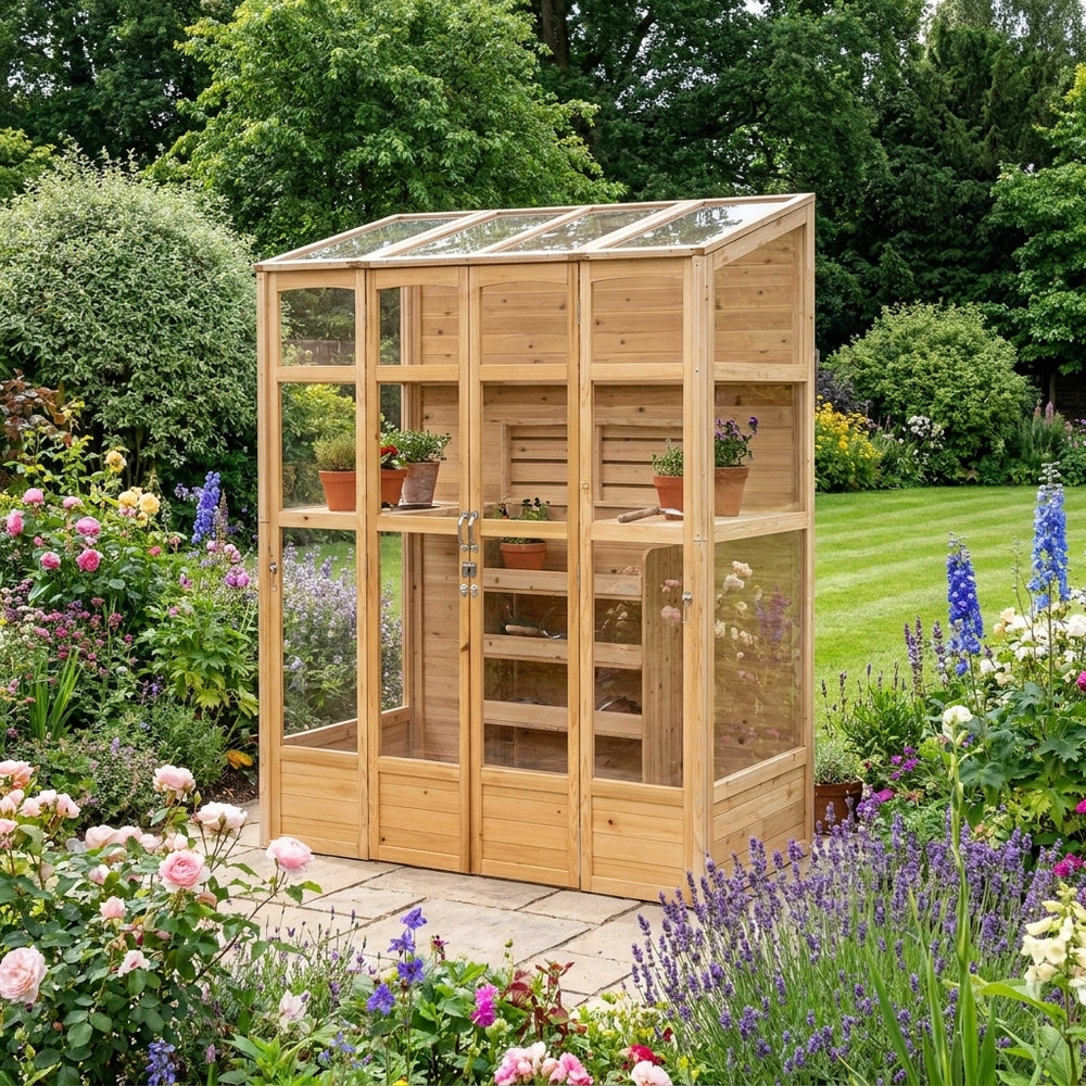 Natural Victorian Greenhouse for Gardening and Outdoor Living