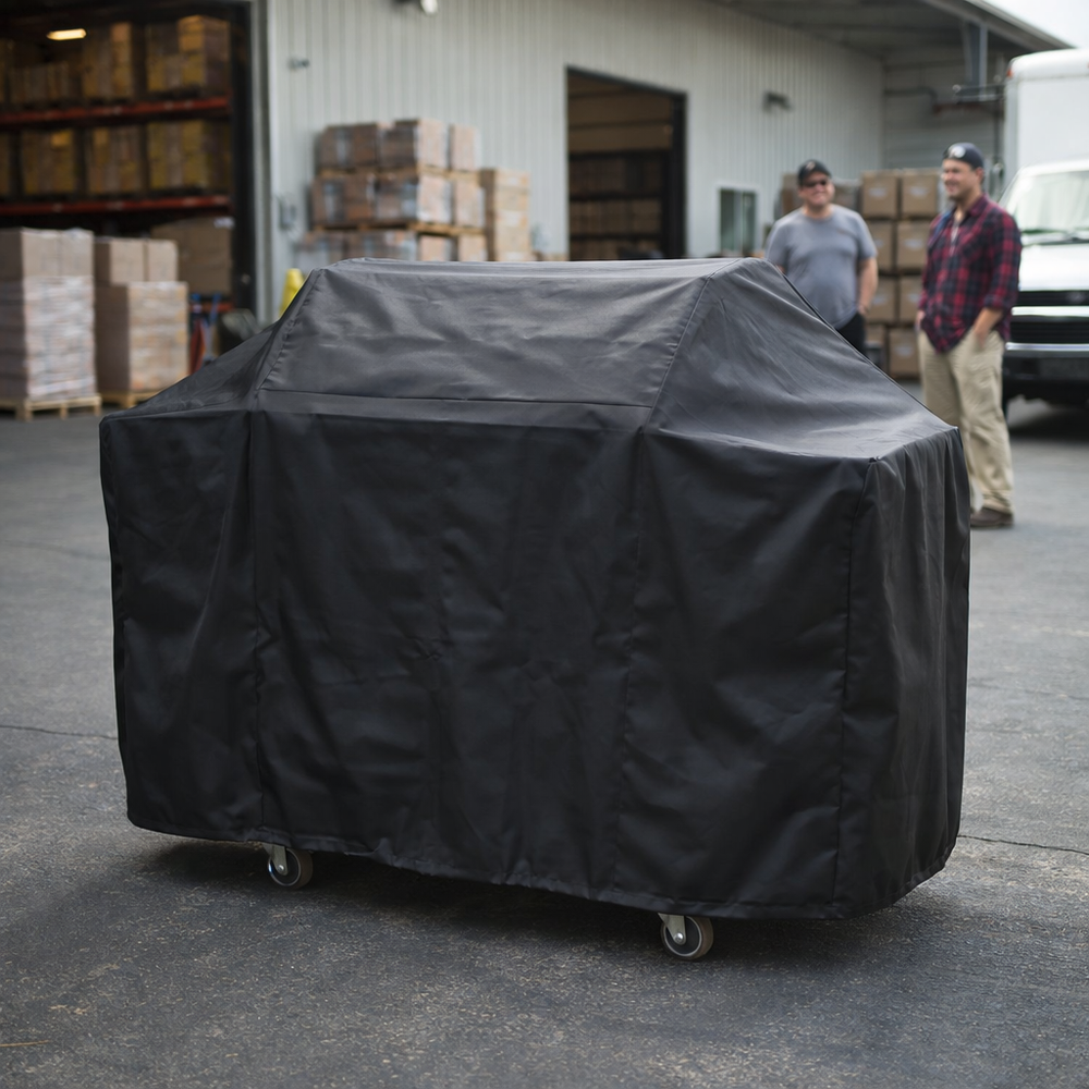 Extra Large Barbecue Cover – Black – Heavy Duty Polyethylene – Outdoor Protection