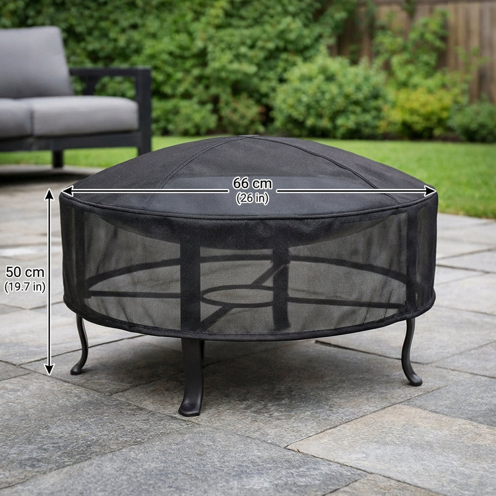 Firepit Cover – Small Black – Super Tough Waterproof – Outdoor Protection