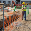 Premium Plastic Barrier Mesh Fence - Lightweight, Reusable, 1m x 25m, UV Stabilised for Temporary Fencing and Safety