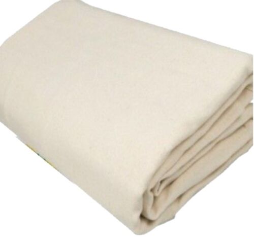 Light Gray Mini Bolton Twill Dust Sheet 0.9m x 1.8m (3ft x 6ft)