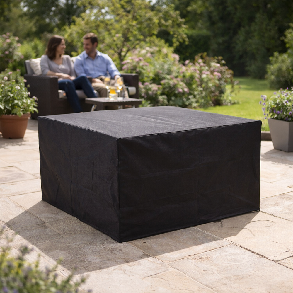 Outdoor Furniture Cover – Medium Black – Waterproof Polyester – Garden Cube Set