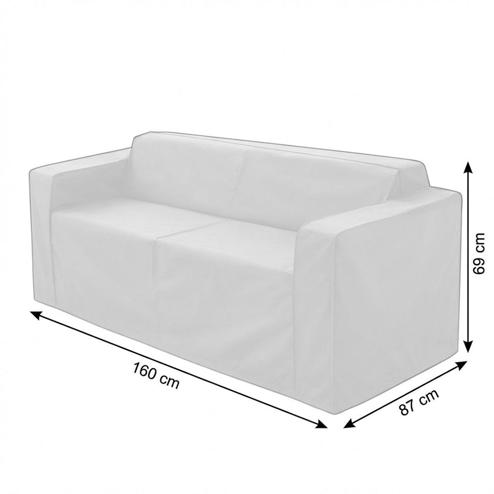 2 Seater Sofa Cover – Small 160cm – Waterproof Polyester – Outdoor Protection