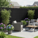 Premium Artificial PVC Bamboo Screening - Double Sided, 4m Long, UV Protected for Garden Privacy and Decoration