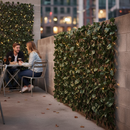 Premium Artificial Maple Tarpaulins Company UK Ivy on Expanding Willow Trellis - Durable 1m x 2m Garden Screen for Instant Privacy