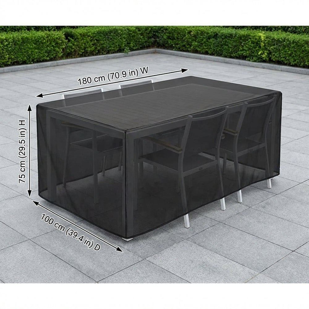 Rectangular Table Cover – 6 Seat – All-Weather Protection – Outdoor Use