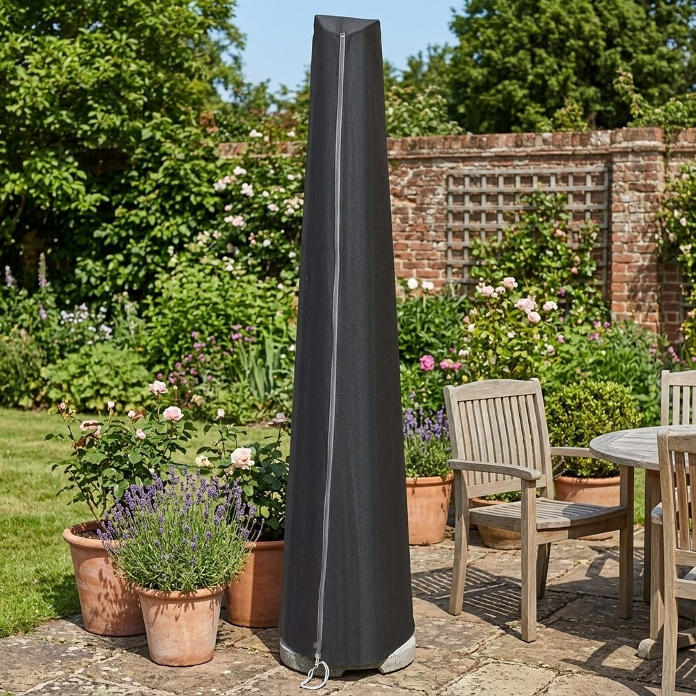 Small Parasol Cover – Black – Super Tough Material – Outdoor Protection