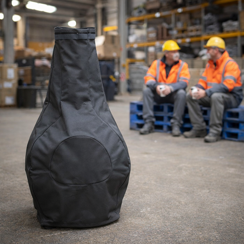 Large Chimenea Cover – Charcoal – Durable Polyester – Weather Protection