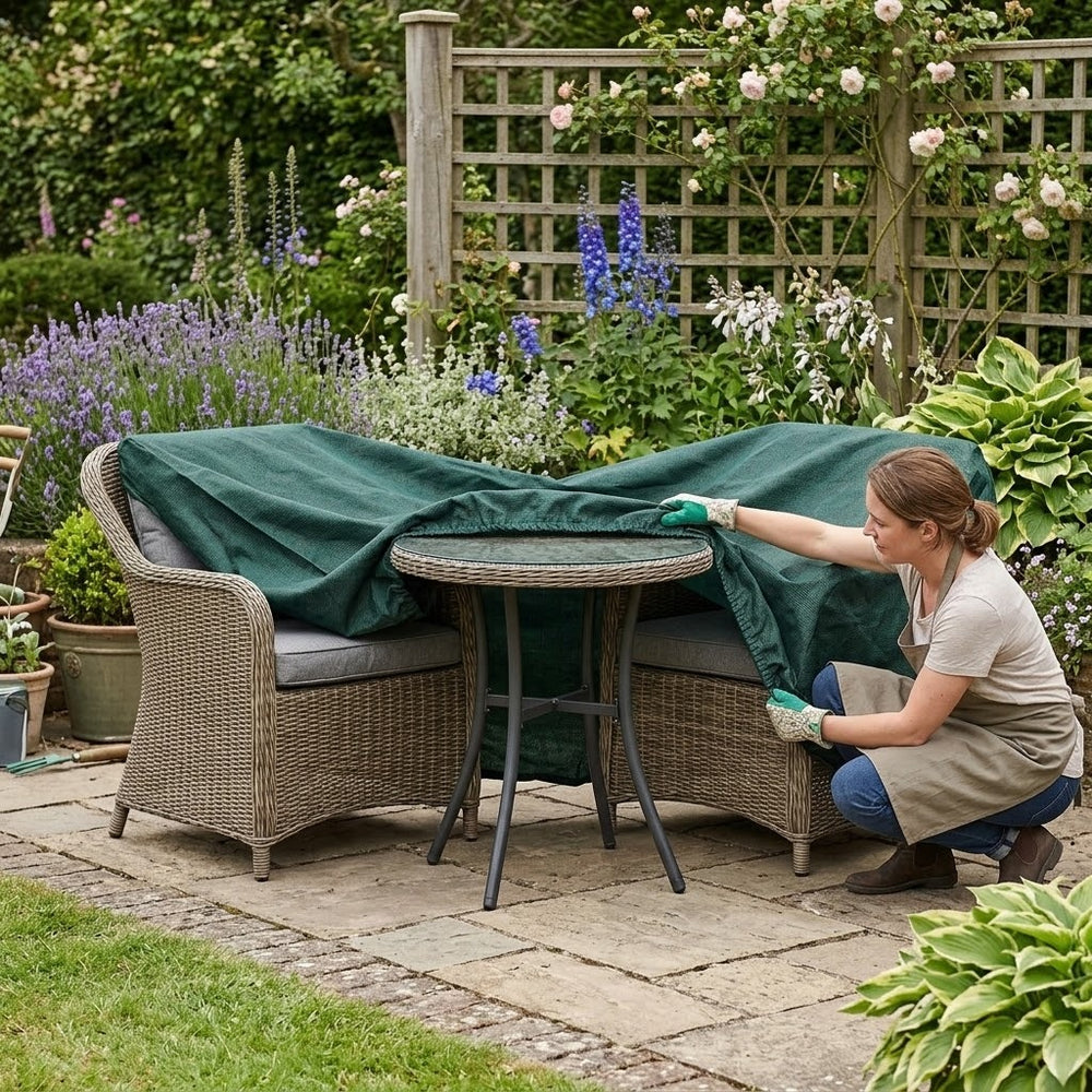 Bistro Set Cover – Extra Large Green – Super Tough Protection – Outdoor Furniture