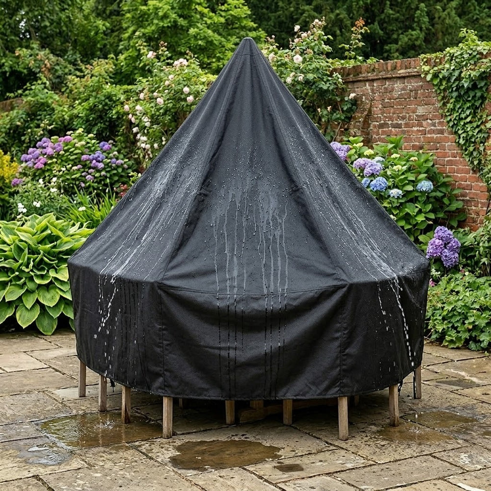 Water Shedding Pole – Plastic Coated Steel – Garden Furniture Cover Support