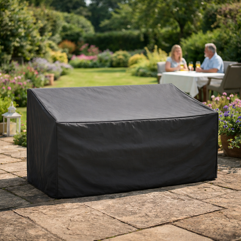Bench Cover – Large Charcoal – Durable Polyester – Outdoor Protection