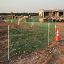 Premium Green Plastic Barrier Mesh Fence 1m x 50m - Medium 5.5kg, UV Stabilised for Temporary Fencing Applications