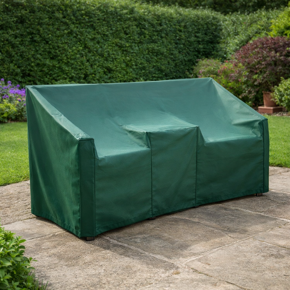Outdoor Seat Cover – 150cm Green – Durable Polyester – All-Weather Protection
