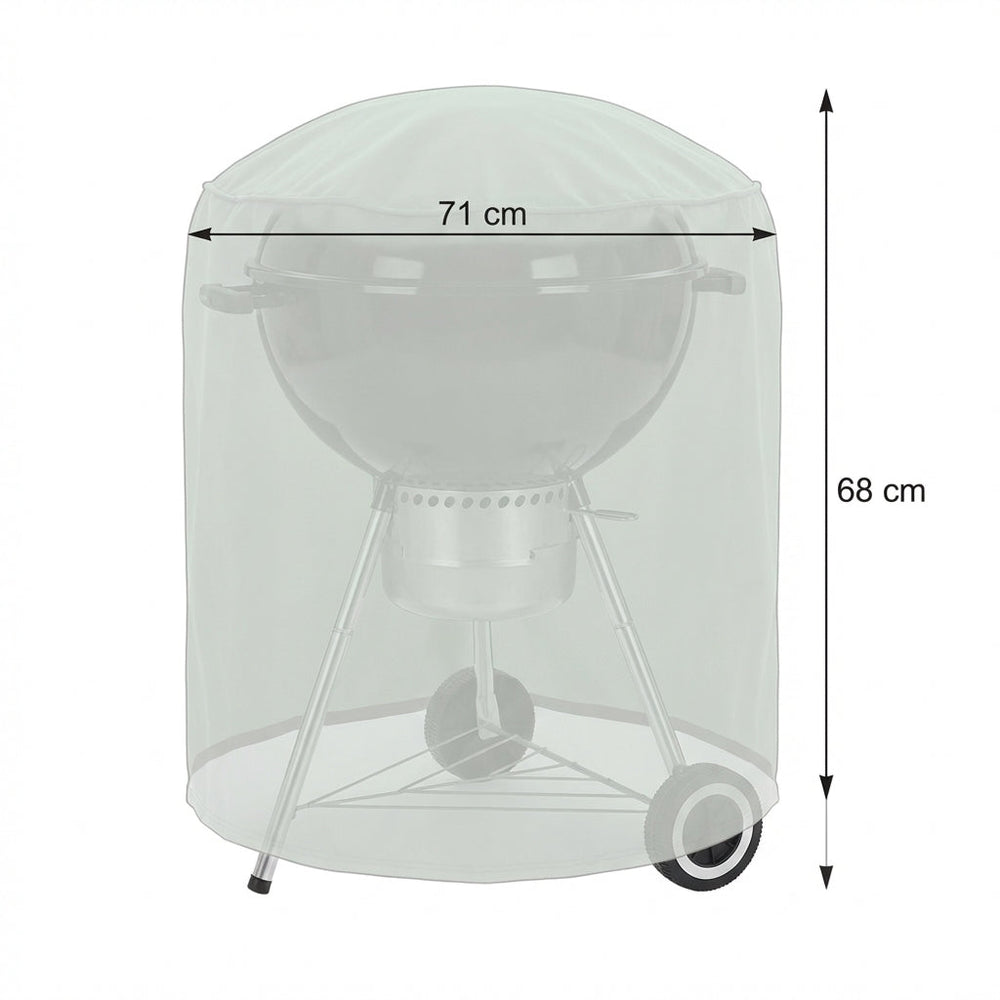 Kettle BBQ Cover – Green/Black – Reversible Waterproof Protection