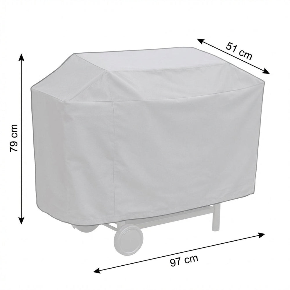 Trolley Barbecue Cover – Charcoal – Durable Polyester – Outdoor Protection