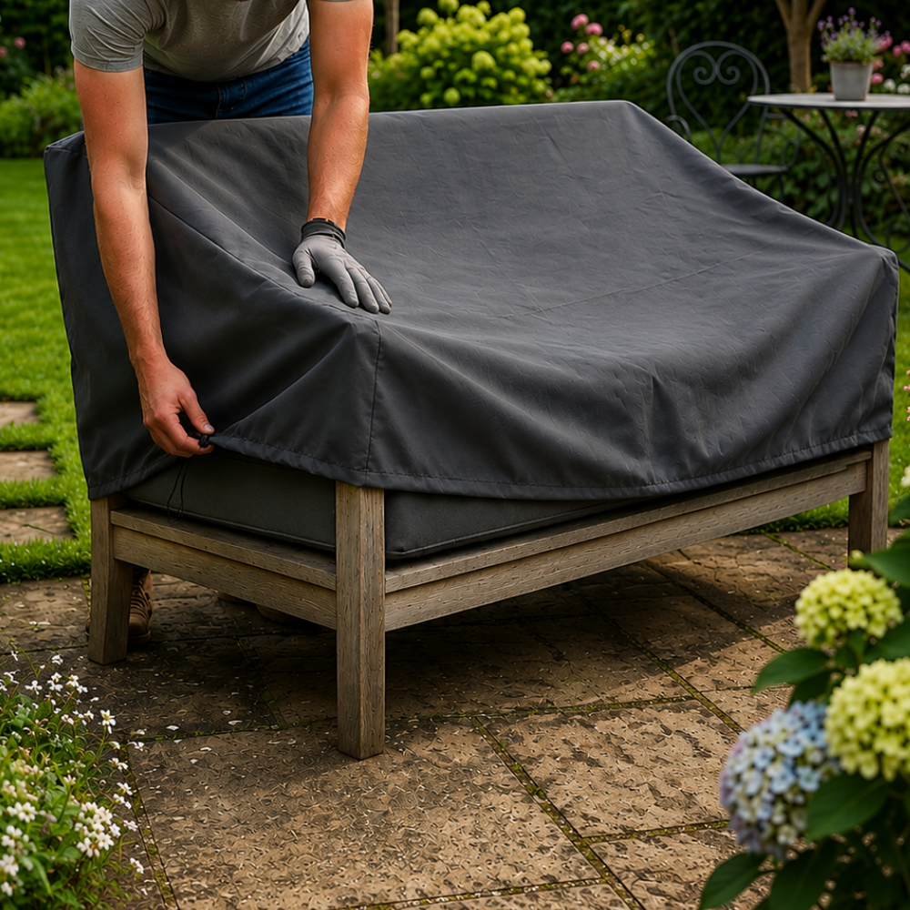 Sofa Cover – Medium Charcoal – Waterproof Polyester – Outdoor Protection