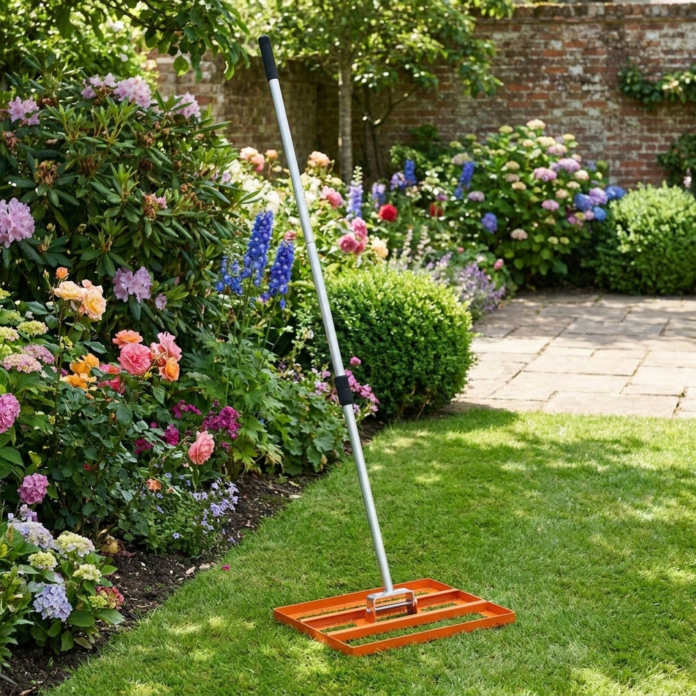 50cm Lawn Leveller in Orange for Garden Leveling and Smoothing