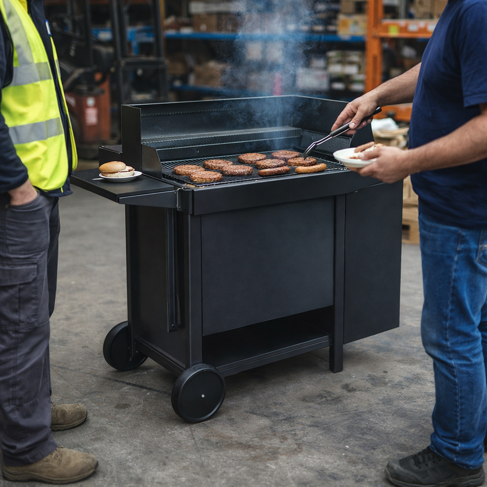 Grill Barbecue Cover – Charcoal – Durable Polyester – Outdoor Protection