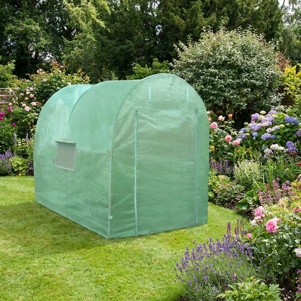 3m x 2m Polytunnel with 19mm Frame for Enhanced Plant Growth