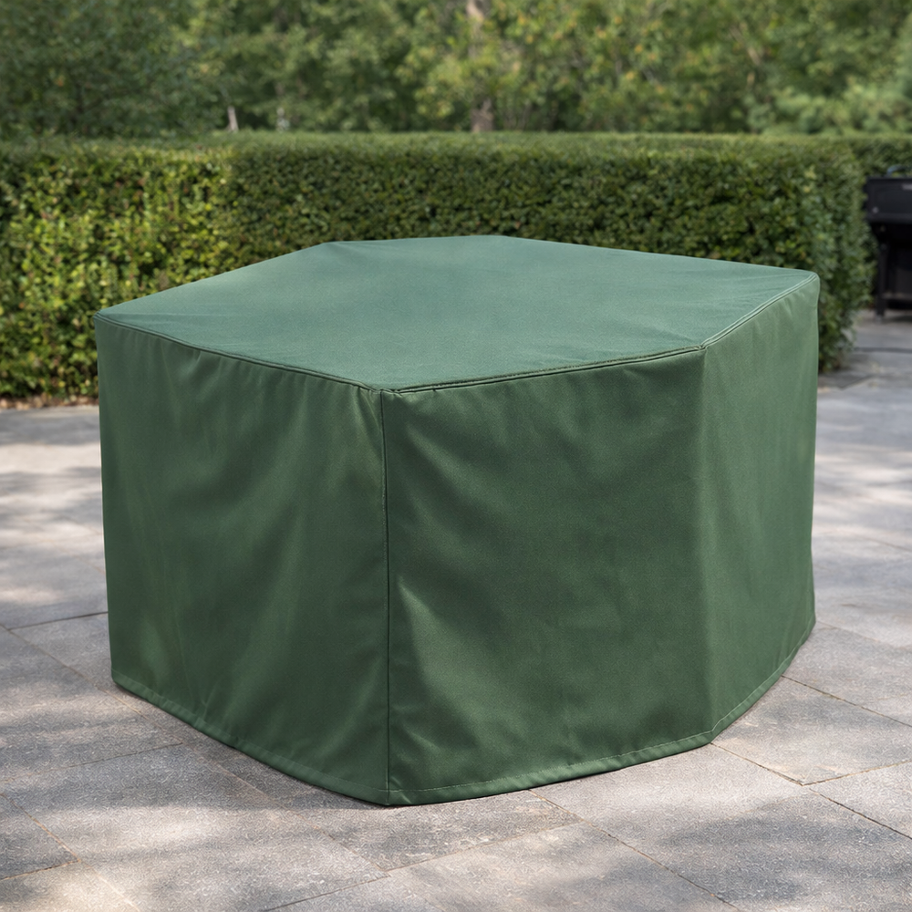 Premium Patio Set Cover – 4 Seat – Green Polyester – Outdoor Protection