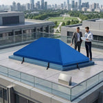 Custom Extended Pyramid Skylight Covers – Waterproof UV Resistant Polyester | Custom Size
