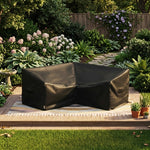 L Shaped Garden Furniture Cover 5 Seater – DuraLite, DuraWeave & DuraShield Materials