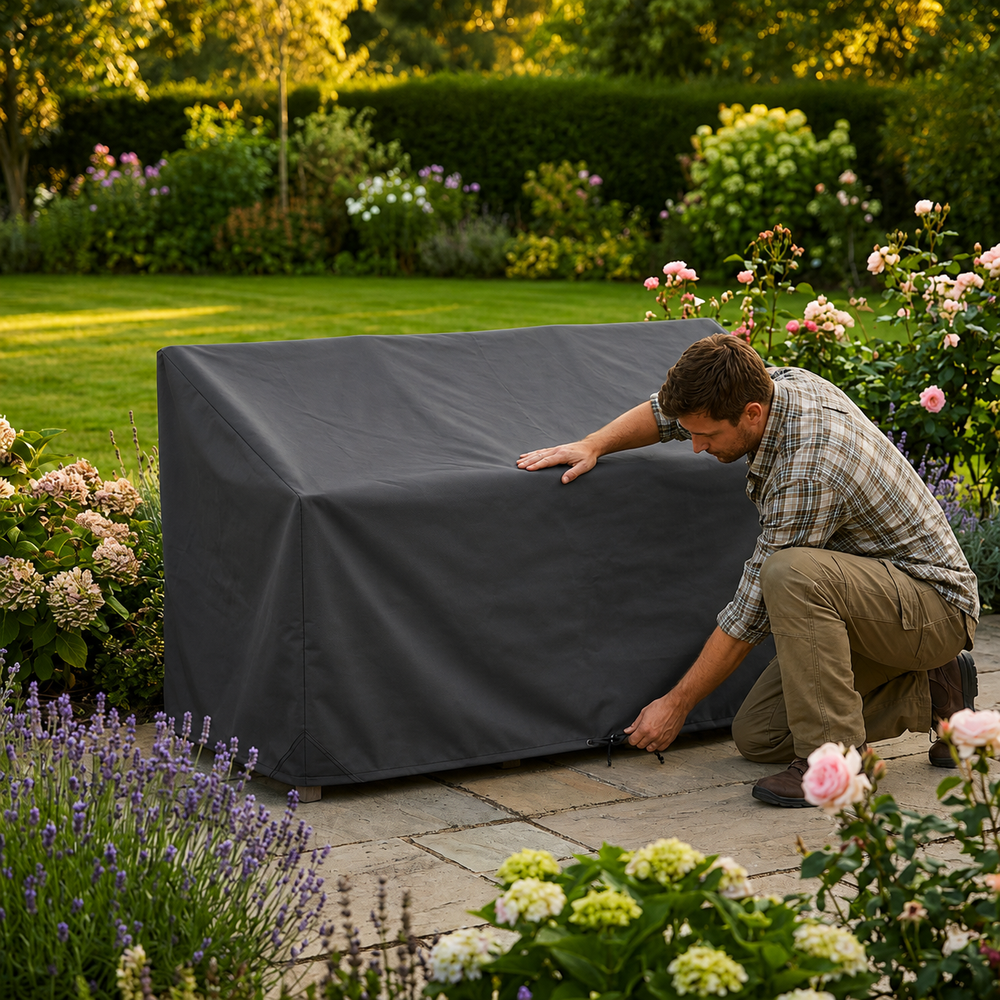 Premium Companion Seat Cover – 150cm Charcoal – Weather Resistant – Outdoor Furniture Protection