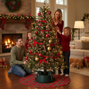 Premium Heavy Duty Water Holding Tree Stand with Steel Reinforcement and Easy Fill Reservoir for Trees up to 1.8m Tall