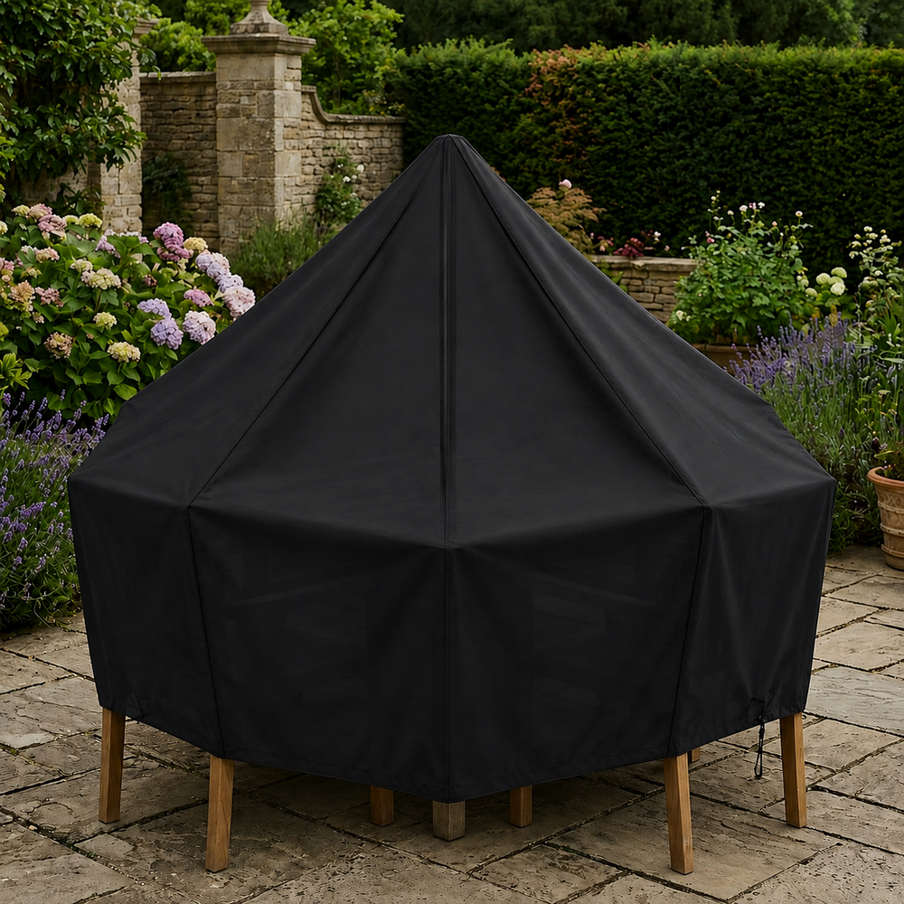 Water Shedding Pole – Plastic Coated Steel – Garden Furniture Protection