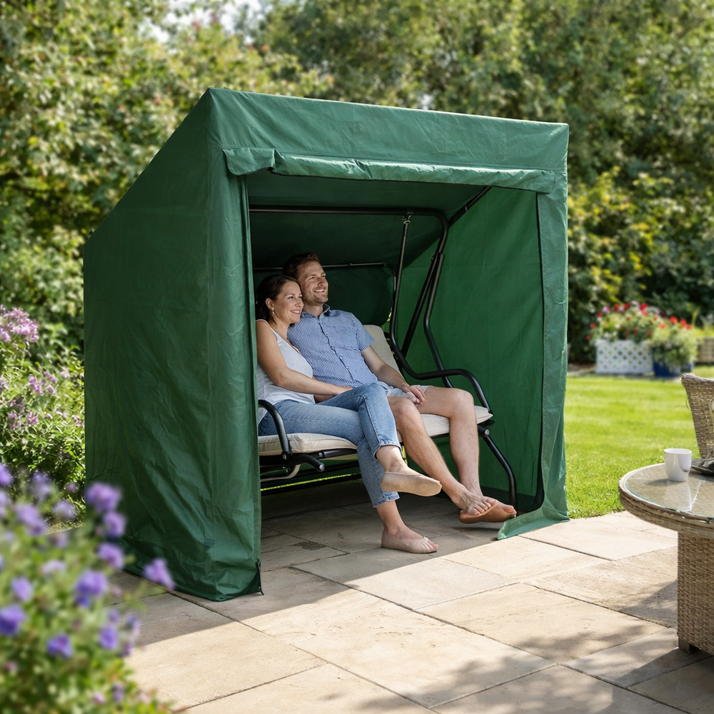 3 Seater Swing Set Cover – Medium – PVC Backed Polyester – Outdoor Protection