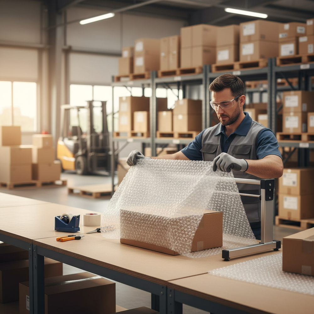 Premium Heavy Duty Bubble Wrap 1200mm x 75m Roll for Packaging Protection - High-Quality Professional Grade for Industrial and Commercial Applications