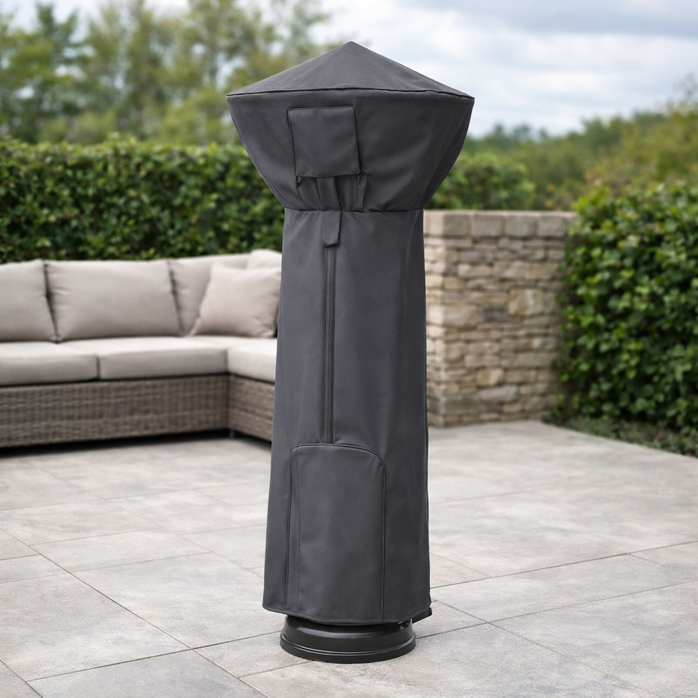 Patio Heater Cover – Charcoal – Heavy Duty Weather Protection – Outdoor Use