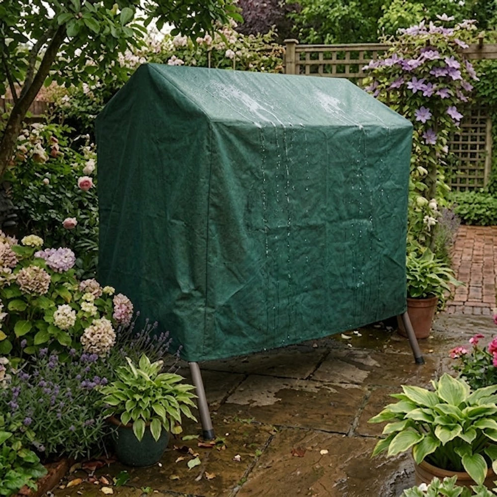 2 Seater Swing Seat Cover – Green – Super Tough Material – Outdoor Weather Protection